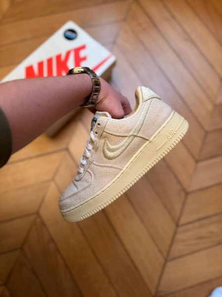 Nike X Stussy Air Force 1 low fossil