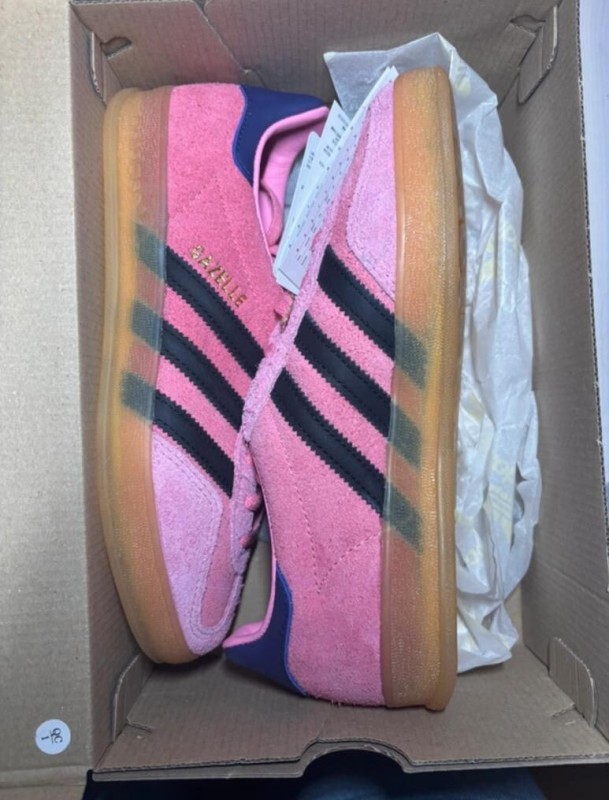 adidas gazelle indoor pink taille 38 2/3 2