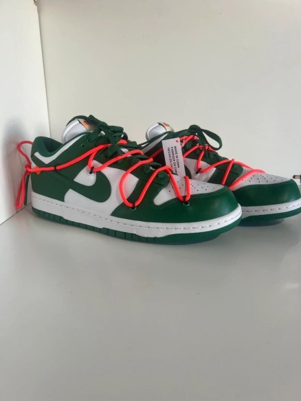 Nike dunk low x Off-White Pine green