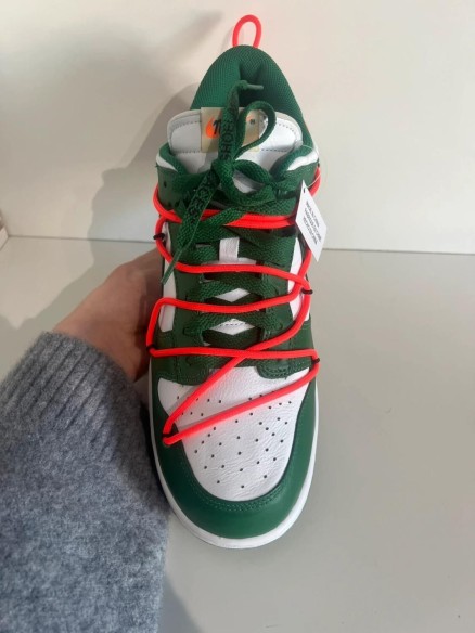 Nike dunk low x Off-White Pine green