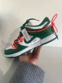 Nike dunk low x Off-White Pine green