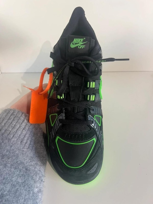 Nike dunk low X Off-White Rubber Green Strike 2