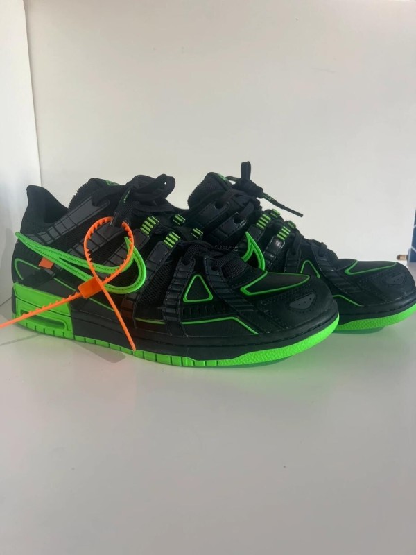 Nike dunk low X Off-White Rubber Green Strike 2