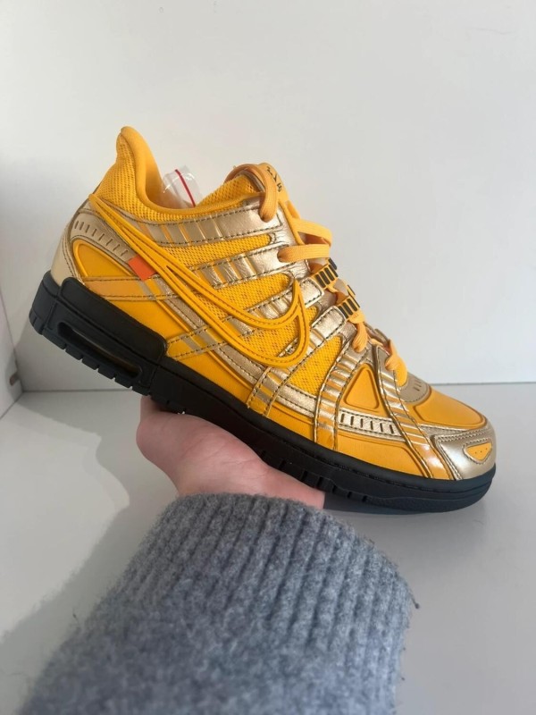 Nike Dunk Low X Off-White Rubber University Gold
