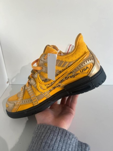 Nike Dunk Low X Off-White Rubber University Gold