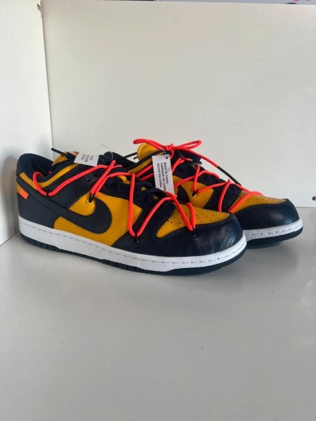 Nike Dunk Low X Off-White University Gold (Michigan)