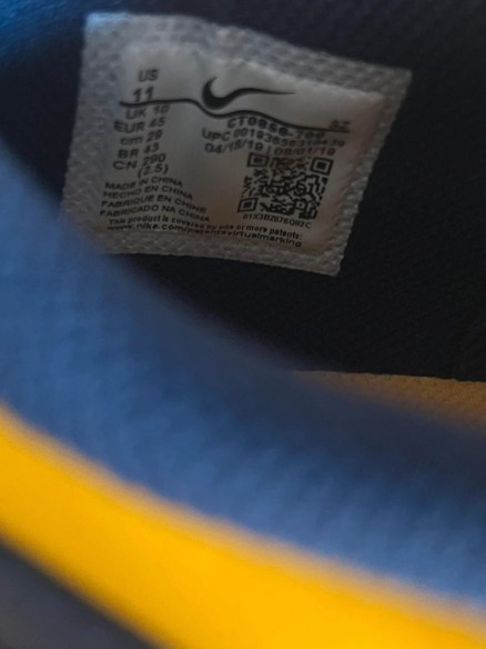 Nike Dunk Low X Off-White University Gold (Michigan)