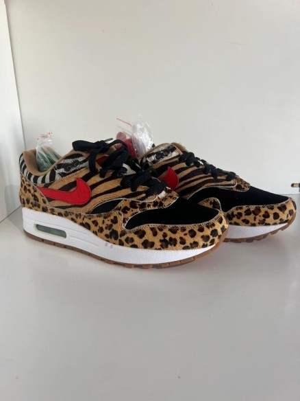 Nike air max 1 animal pack 2.0 (all black box) (2018)