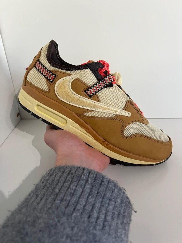 Nike air max 1 travis scott cactus jack wheat lemon drop