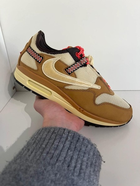 Nike air max 1 travis scott cactus jack wheat lemon drop