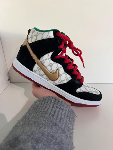 Nike SB Dunk High Black Sheep Paid in full