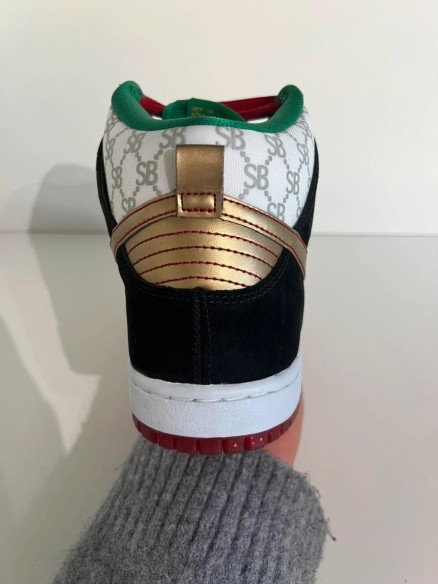 Nike SB Dunk High Black Sheep Paid in full
