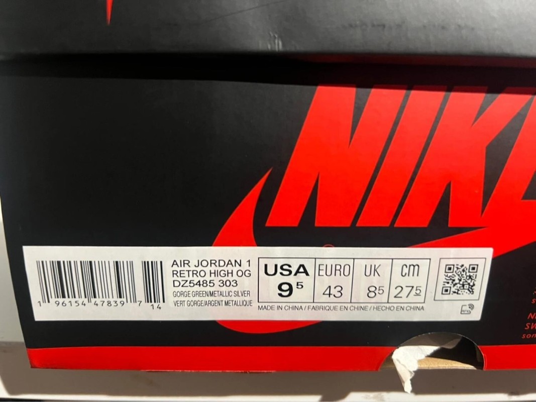 Nike air jordan 1 high gorge green 2