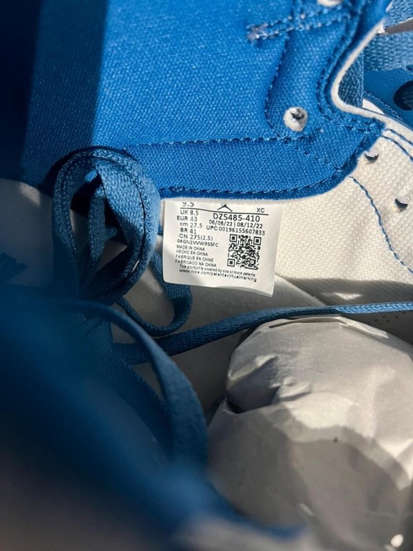 Nike air jordan 1 high true blue 2