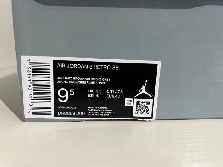 Nike air jordan 3 winterized archeo brown