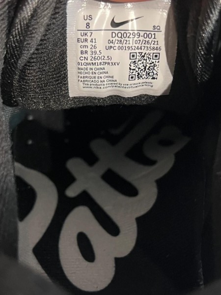 Nike air max 1 Patta Black (With bracelet)