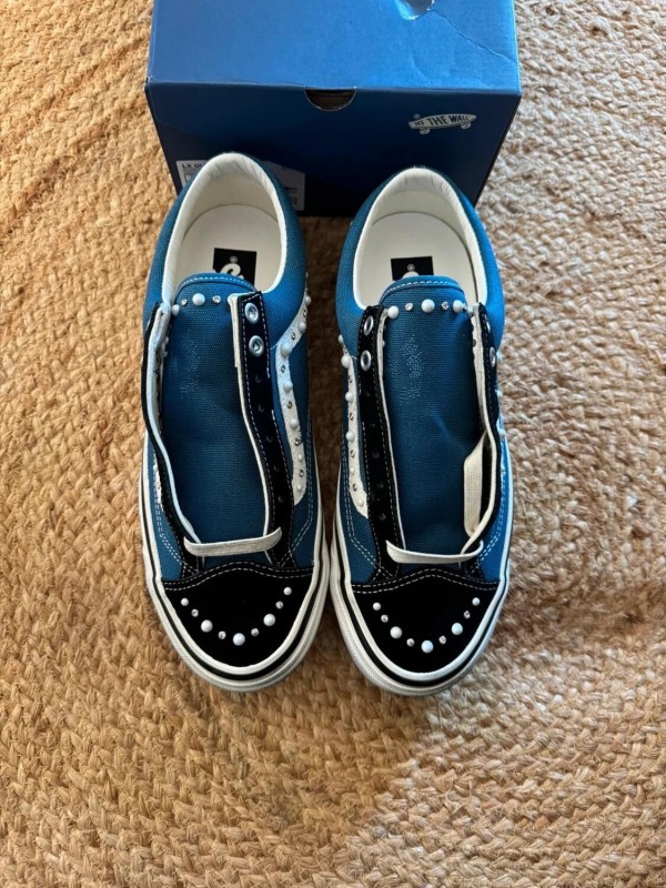 Vans LX Old Skool 36 Pearlized Pack Black Navy - Taille 42 2