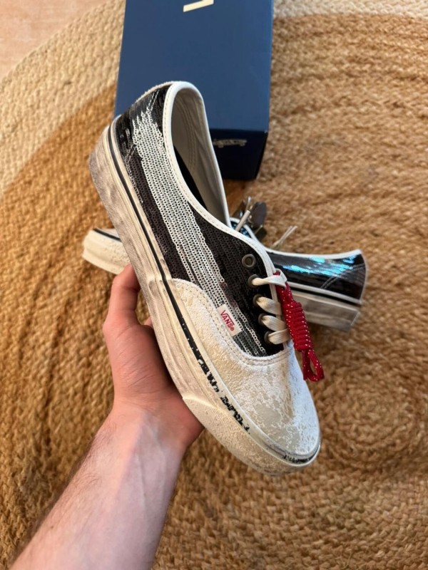Vans premium authentic La Habana blanc noir - taille 44,5