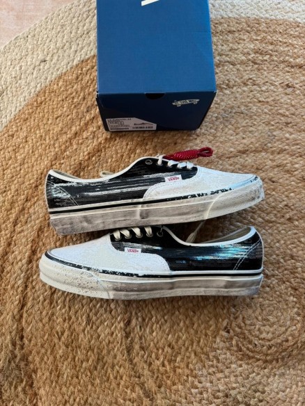 Vans premium authentic La Habana blanc noir - taille 44,5