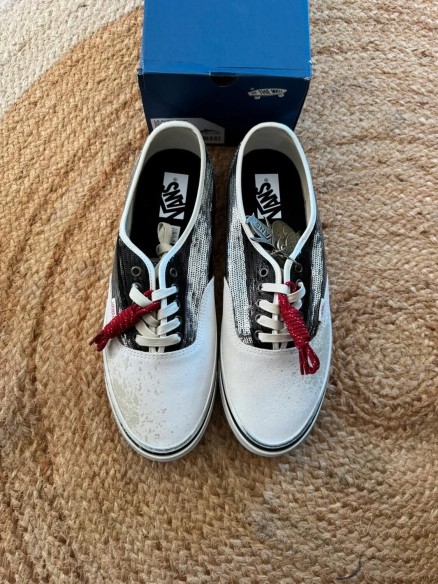 Vans premium authentic La Habana Blanc noir - taille 46