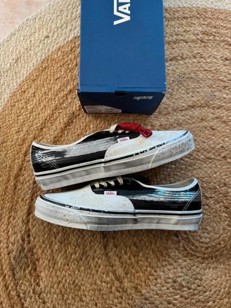 Vans premium authentic La Habana Blanc noir - taille 46