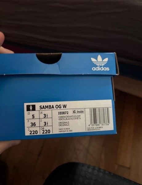 adidas samba og collegiate green taille 36