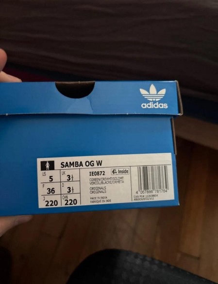 adidas samba og collegiate green taille 36