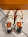 Louis Vuitton LV Trainer Signature 54 Orange Blanche taille 9 44-44,5