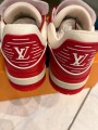 Louis Vuitton LV trainer product red rouge blanc taille 7 42-42,5