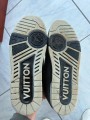 Louis vuitton lv trainer waterproof noir gris taille 6 40-41