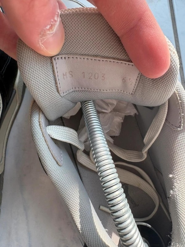 Louis Vuitton LV Trainer virgil abloh velcro gris noir bleu clair taille 6,5 41 2