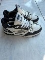 Louis vuitton lv trainer denim scratch velcro virgil abloh noir blanc taille 7 42-42,5