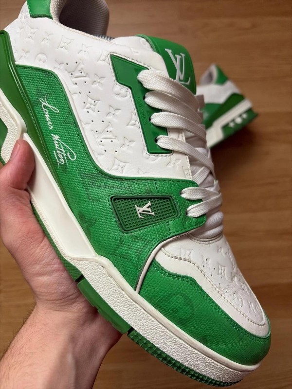 Louis Vuitton Trainer verte 2