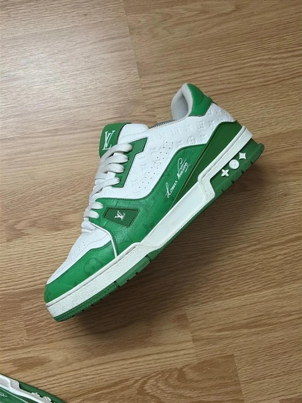 Louis Vuitton Trainer verte 2