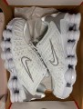 Nike Shox TL White metallic silver taille 42