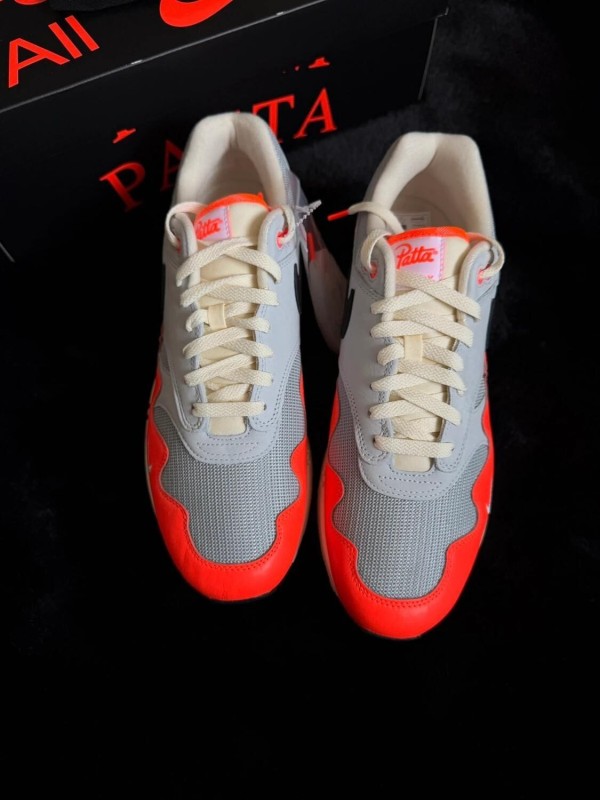 Nike air max 1 patta waves crimson - taille 46 2