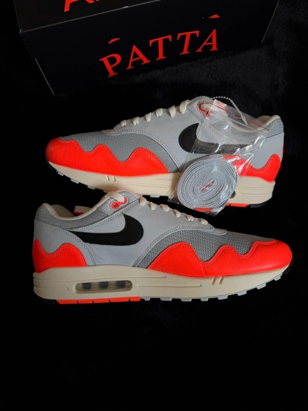 Nike air max 1 patta waves crimson - taille 46 2