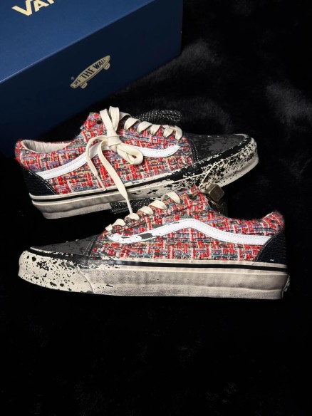 Vans Old Skool Premium Charms Red Black - Taille 44,5