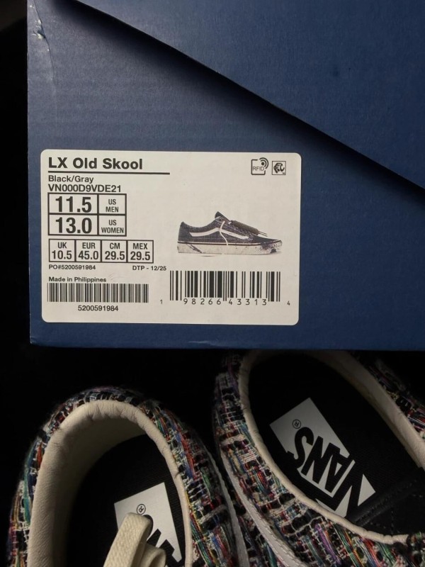 Vans Old Skool premium charms black grey - taille 45 2