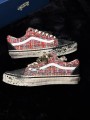 Vans old skool premium charms red black - taille 45