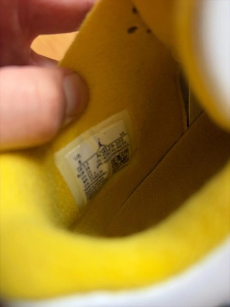 Nike air jordan 4 vivid sulfur jaune blanche