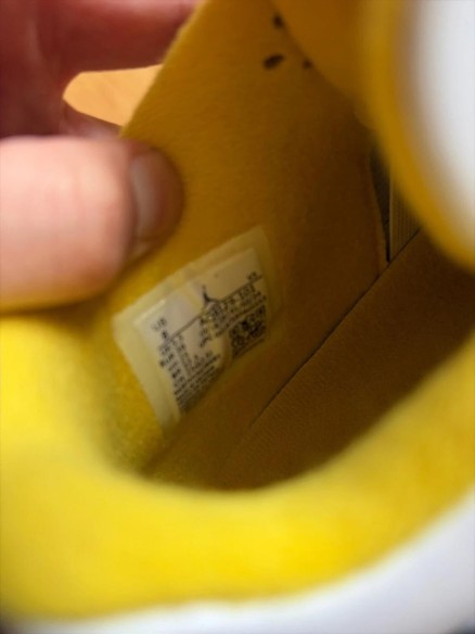 Nike air jordan 4 vivid sulfur jaune blanche