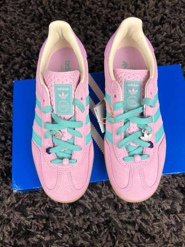 adidas gazelle lilas vert menthe taille 40 2