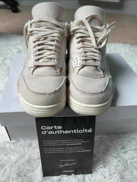 Air Jordan 4 Sail Canvas