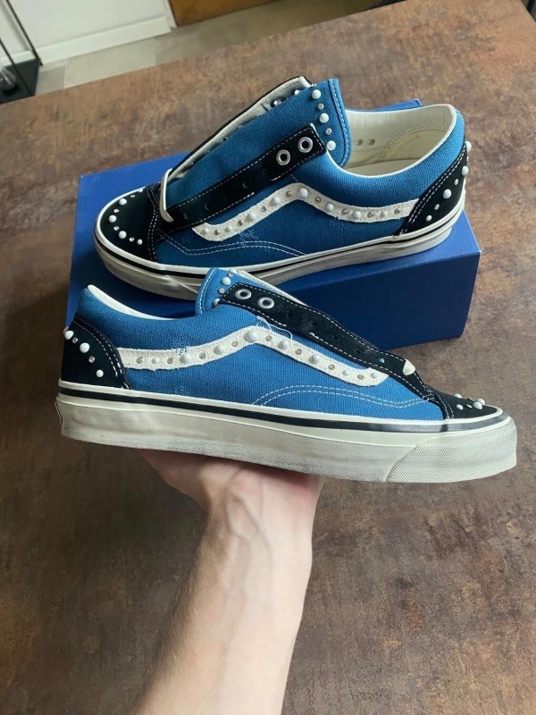 Vans Pearlized Old Skool 'Black Navy' 43 - New