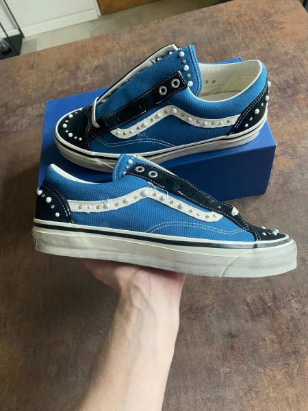 Vans Pearlized Old Skool 'Black Navy' 43 - New