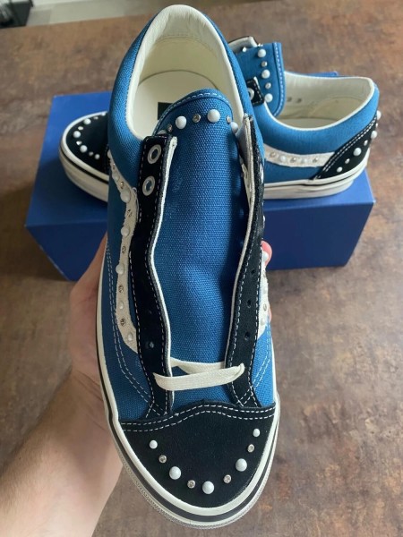 Vans Pearlized Old Skool 'Black Navy' 43 - New