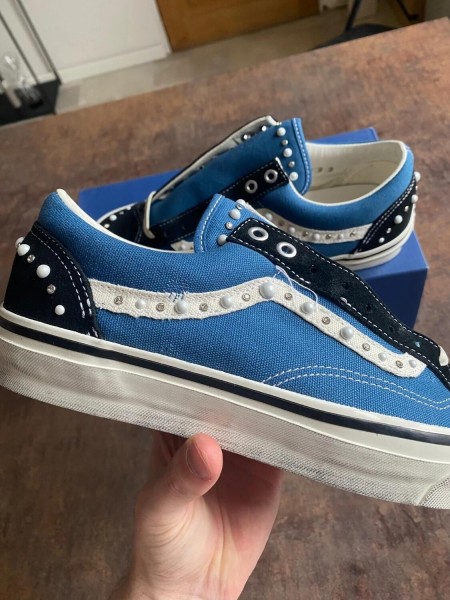 Vans Pearlized Old Skool 'Black Navy' 43 - New