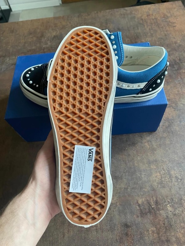 Vans Pearlized Old Skool 'Black Navy' 43 - New 2