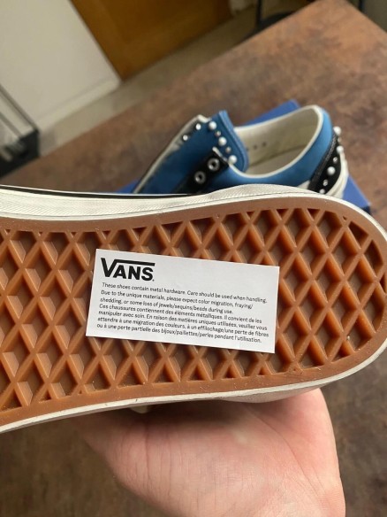 Vans Pearlized Old Skool 'Black Navy' 43 - New